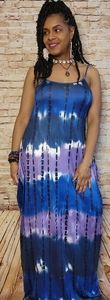 Purple Tie (Tie Dye Dress)